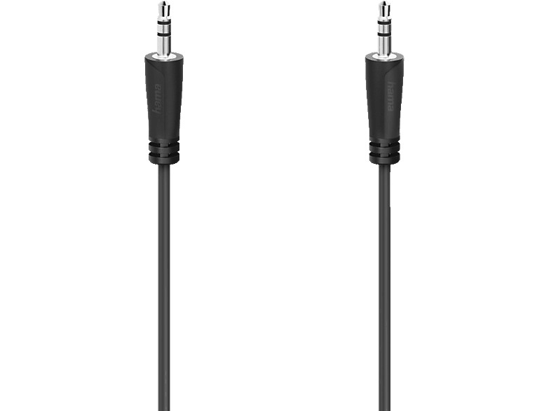 HAMA 3.5-mm-Klinken-Stecker auf 3.5-mm-Klinken-Stecker, Kabel, 5 m