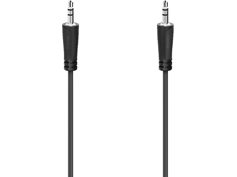 HAMA 3.5-mm-Klinken-Stecker auf 3.5-mm-Klinken-Stecker, Kabel, 1,5 m
