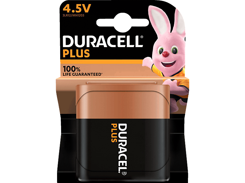 DURACELL 146235 4.5 Volt Batterie, Alkaline, 4.5V 1 Stück