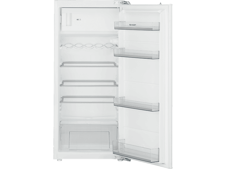 SHARP SJ-LE192M0X-EU Einbau Kühlschrank (E, 1225 mm hoch, Weiß)