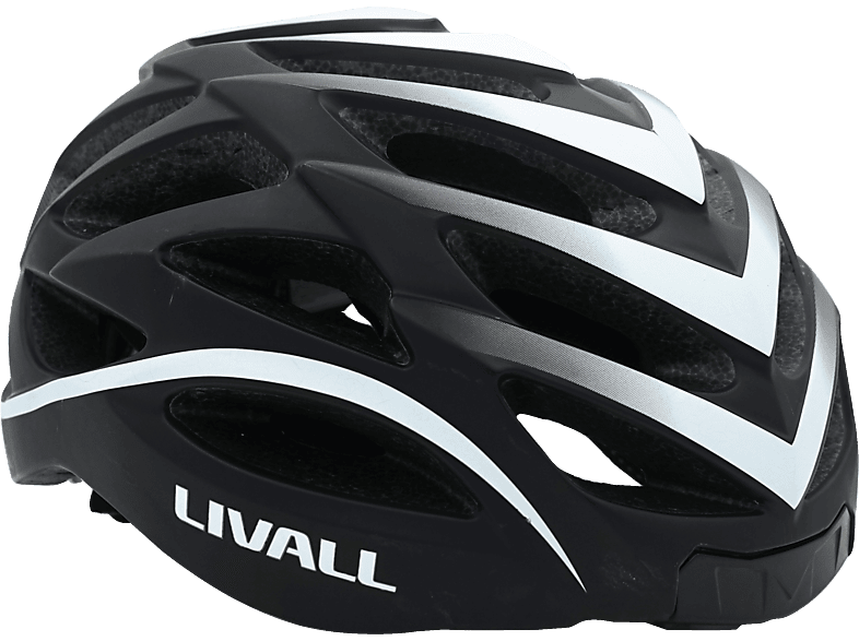 LIVALL BH62 Neo (Fahrradhelm, 55-61 cm, Schwarz/Weiß)