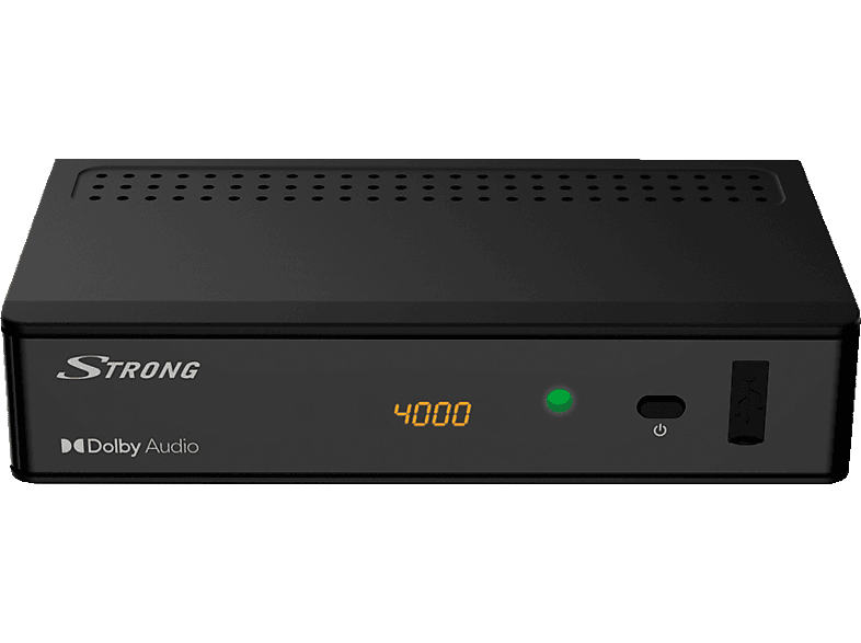 STRONG SRT 8215 DVB-T2 Receiver (HDTV, PVR-Funktion=optional, HD, Schwarz)