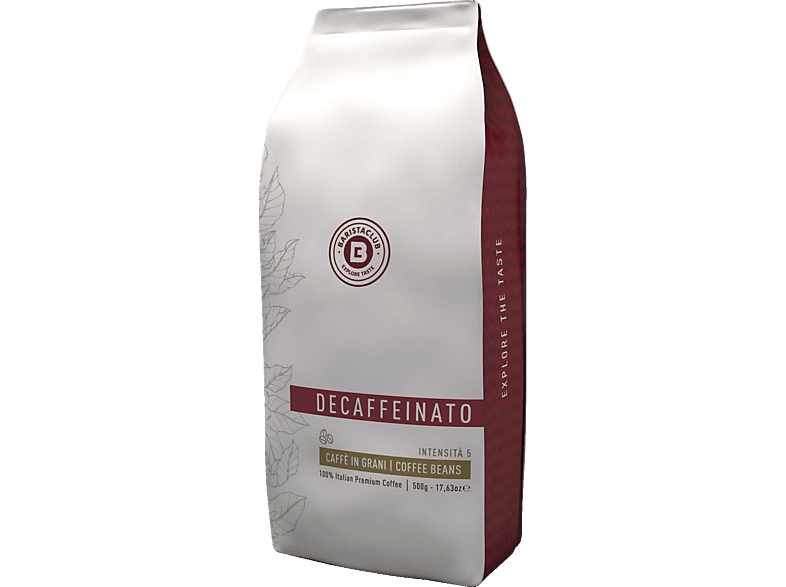 BARISTACLUB Decaffeinato Beans Kaffeebohnen (Espresso, Latte Macchiato, Cappuccino)