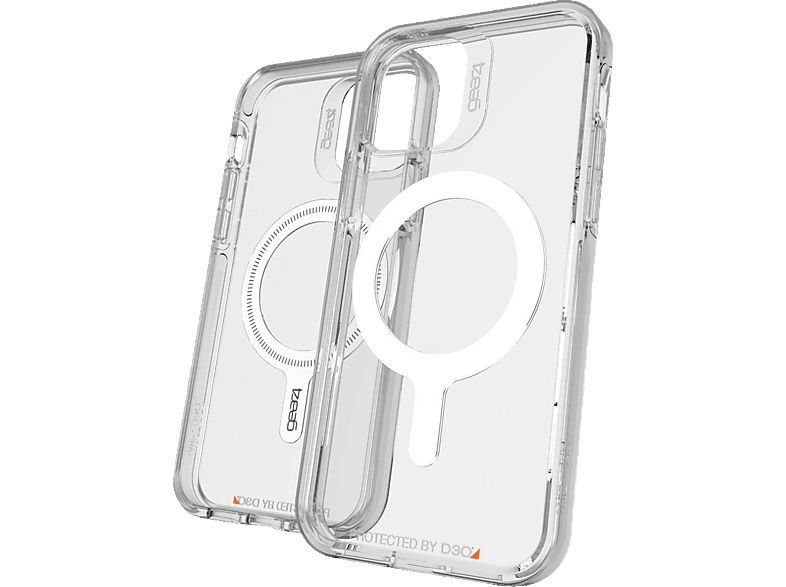 GEAR4 D3O Crystal Palace Snap, Backcover, Apple, iPhone 12/12 Pro, Transparent