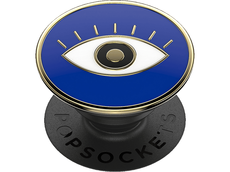POPSOCKETS PopGrip Basic Enamel Evil Eye Handyhalterung, Mehrfarbig
