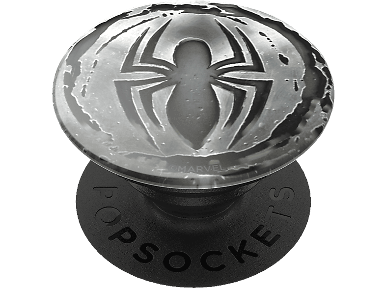 POPSOCKETS PopGrip Spider-Man Monochrome Handyhalterung, Mehrfarbig