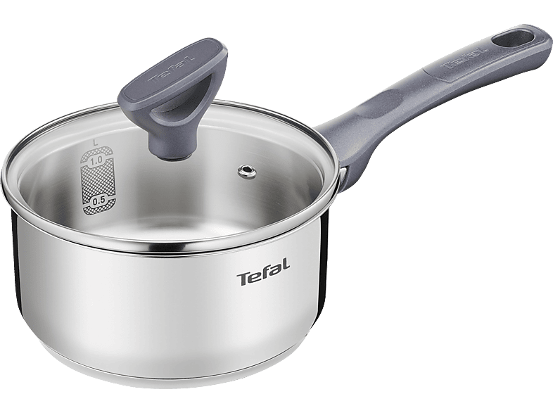 TEFAL G71222 Daily Cook Stielkasserolle Edelstahl
