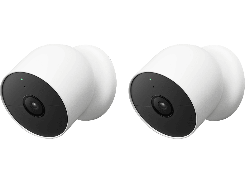 GOOGLE Nest Cam (Outdoor oder Indoor, mit Akku) 2er Pack, IP Kamera