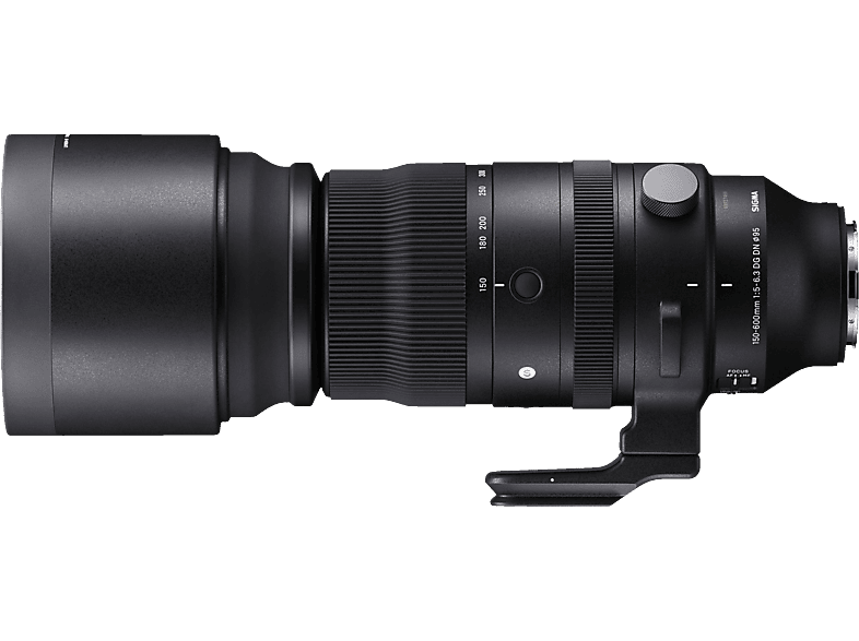 SIGMA S 150 mm - 600 5-6,3 DN, DG, OS (Objektiv für Sony E-Mount, Schwarz)