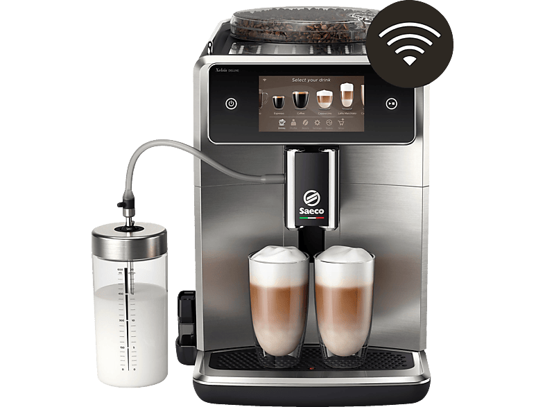 SAECO SM8785/00 Xelsis Deluxe 22 Kaffeespezialitäten Kaffeevollautomat Schwarz/Edelstahl