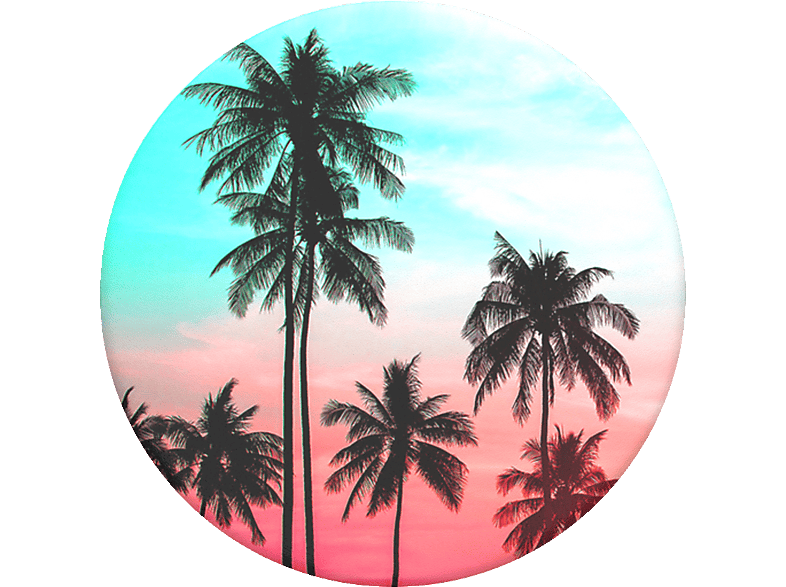 POPSOCKETS PopGrip Tropical Sunset Handyhalterung, Mehrfarbig