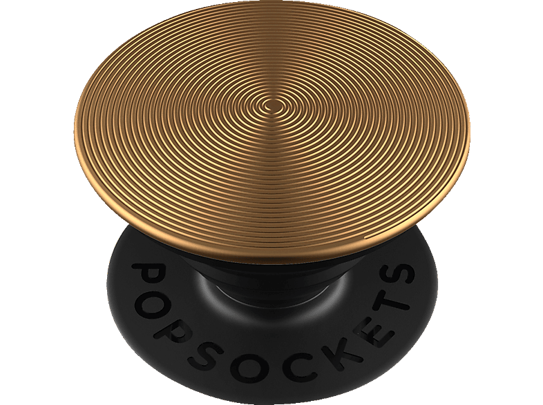 POPSOCKETS PopGrip Twist Aura Gold Aluminum Handyhalterung, Mehrfarbig