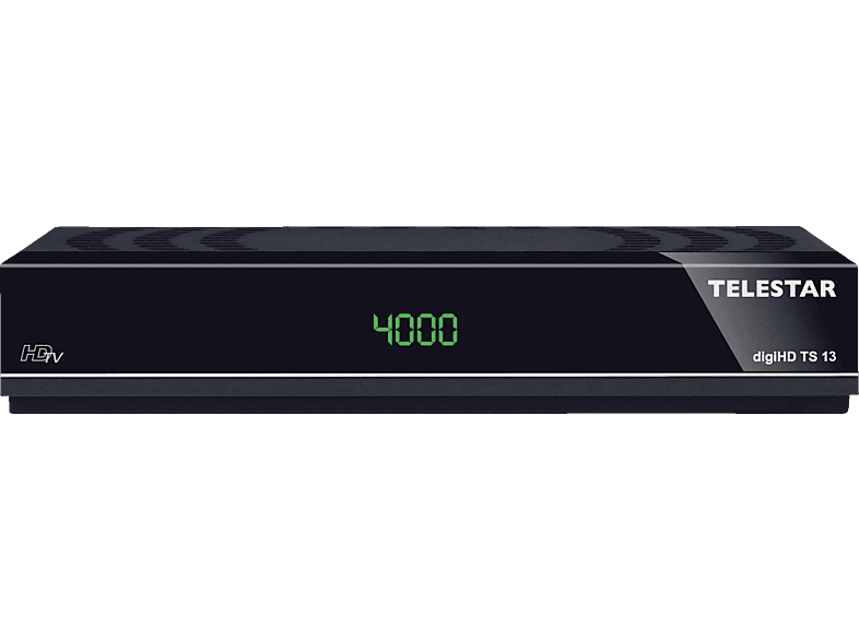 TELESTAR digiHD TS 13 AAC Sat Receiver (HDTV, PVR-Funktion, DVB-S, DVB-S2, Schwarz)