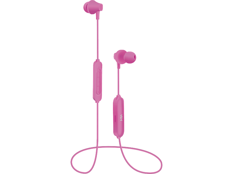 ISY IBH-3001-1-PK, In-ear Kopfhörer Bluetooth Pink