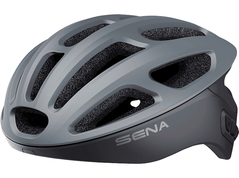SENA R1 Smart (Fahrradhelm, 55-58 cm, Matt Grey)