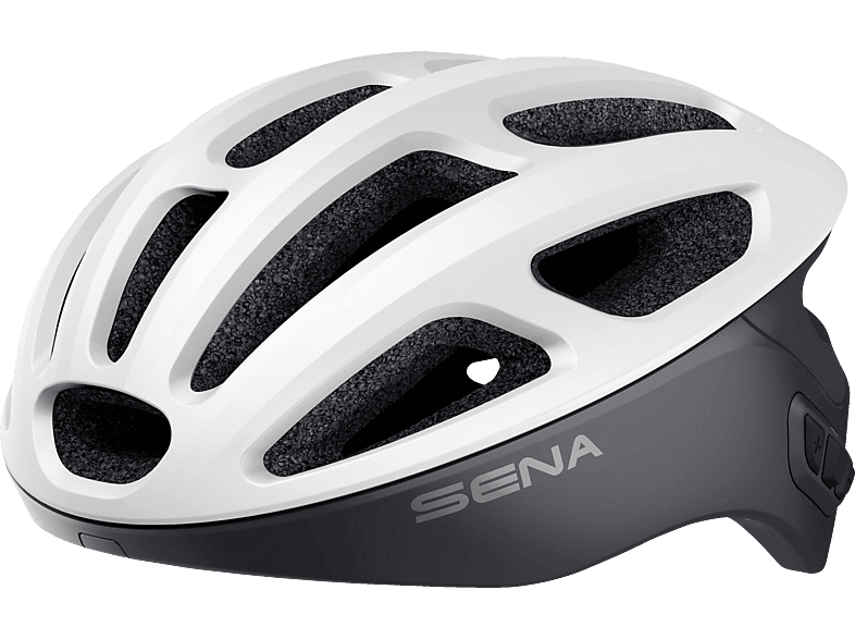 SENA R1 Smart (Fahrradhelm, 58-62 cm, Matt White)