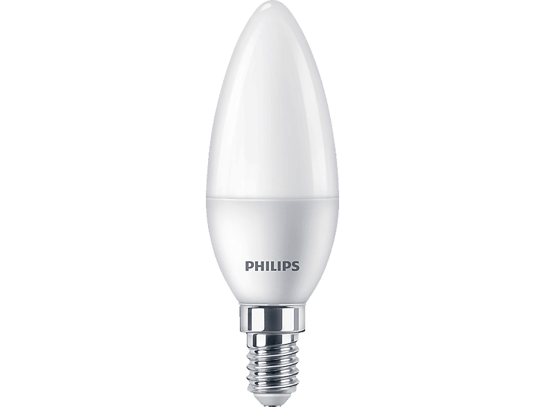 PHILIPS LED 40 Watt Kerzenform matt (2700 Kelvin) 3-er Pack LED-Lampe E14 Warmweiß 806L