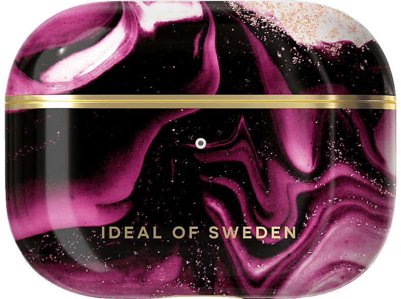 IDEAL OF SWEDEN IDFAPCAW21-PRO-319 Airpods Case Pro Golden Ruby Marble Schutzhülle,