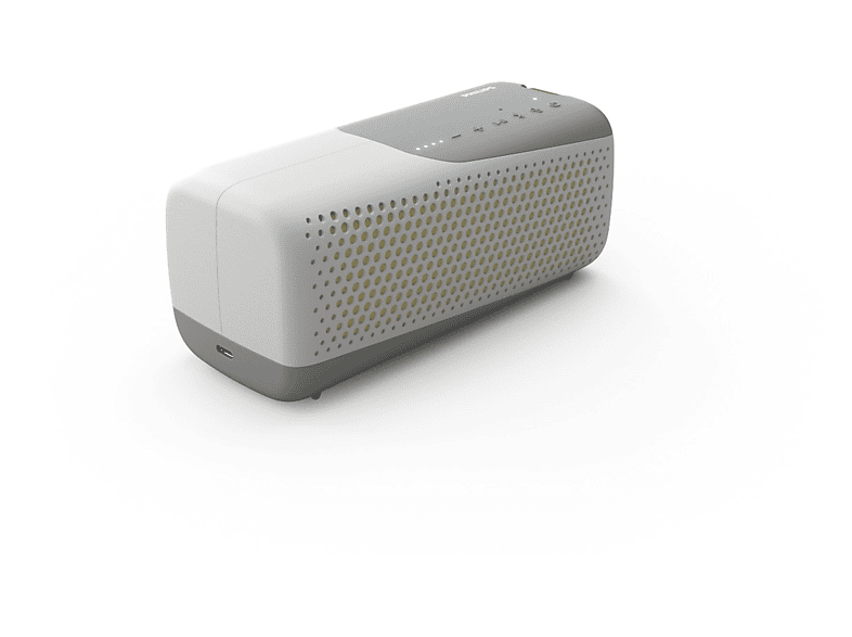 PHILIPS TAS4807W/00 Bluetooth Lautsprecher, Weiß, Wasserfest