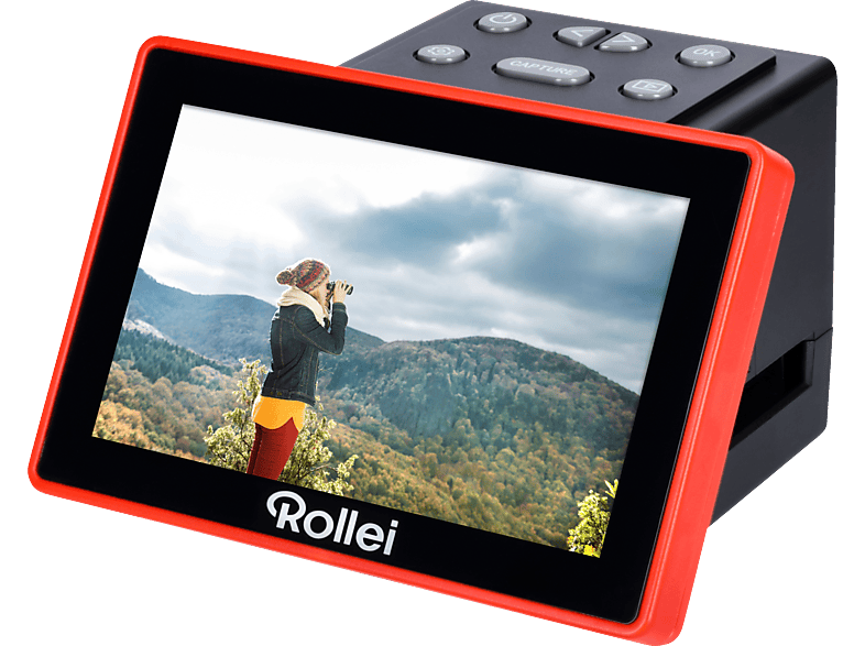 ROLLEI Dia Film Scanner Filmscanner , 3100 dpi, 4300 dpi (interpoliert) für 135-mm-Film