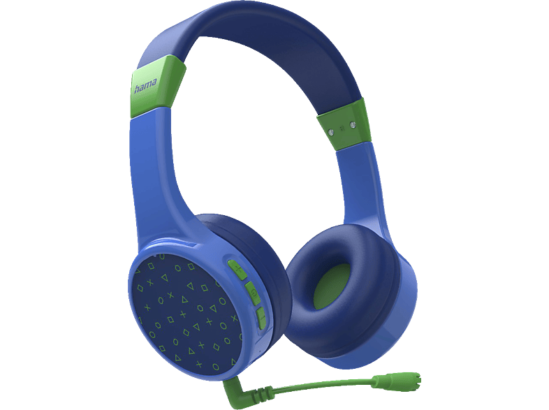 HAMA Teens Guard mit Dezibel-Begrenzung, On-ear Kopfhörer Bluetooth Blau
