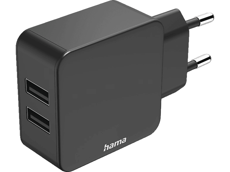 HAMA 2-Fach USB Typ-A Ladegerät