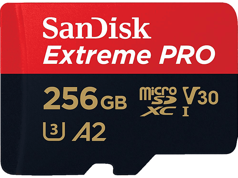 SANDISK Extreme PRO® UHS-I, Micro-SDXC Speicherkarte, 256 GB, 200 MB/s