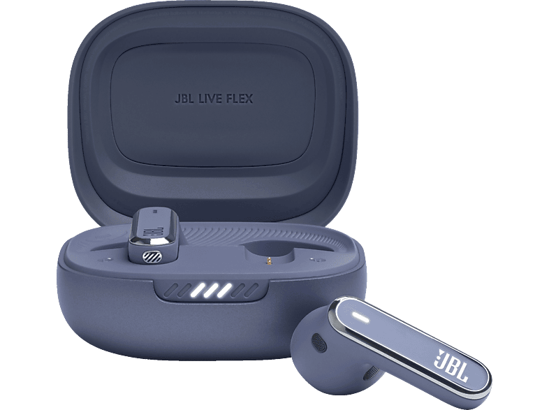 JBL Live Flex True Wireless, In-ear Kopfhörer Bluetooth Blau