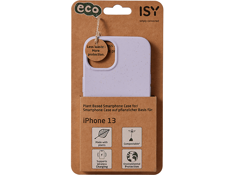ISY ISC-6009, BioCase, Backcover, Apple, iPhone 13, Violett