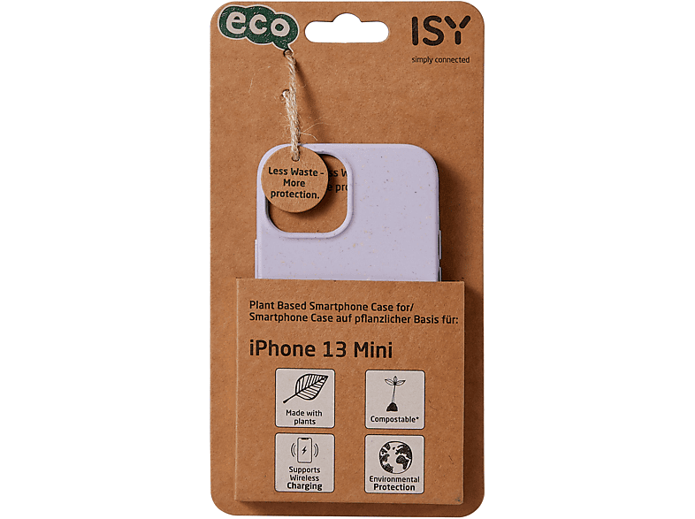 ISY ISC-6008, BioCase, Backcover, Apple, iPhone 13 Mini, Violett
