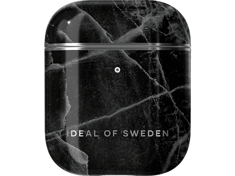 IDEAL OF SWEDEN IDFAPCAW21-358 Airpods Case Gen 1/2 Black Thunder Marble Schutzhülle,