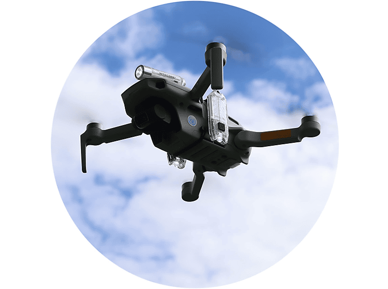 ROBOTERWERK OWL Plus, für DJI Mavic Mini Drohnen Beleuchtungssystem, Transparent/Schwarz