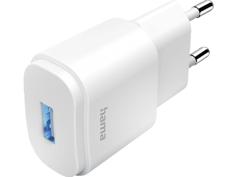 HAMA USB-A Ladegerät Universal, 5 Volt 6 Watt, Weiß