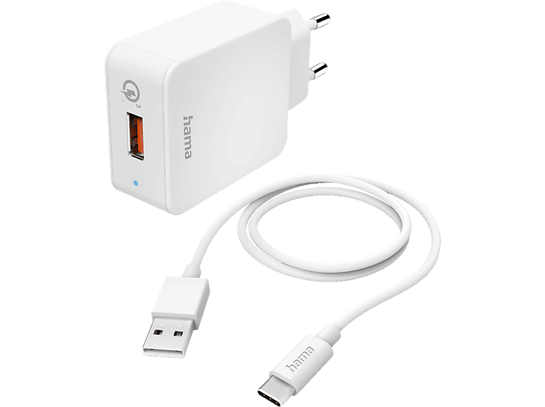HAMA USB-C, Qualcomm® Ladegerät Universal 19.5 Watt, Weiß