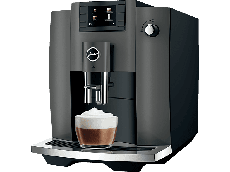 JURA E6 (EC) Kaffeevollautomat Dark Inox