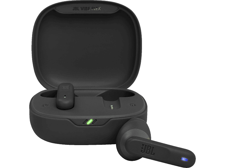 JBL Vibe Flex True Wireless, iOS & Android kompatibel, Deep Bass Sound, In-ear Kopfhörer Bluetooth Black