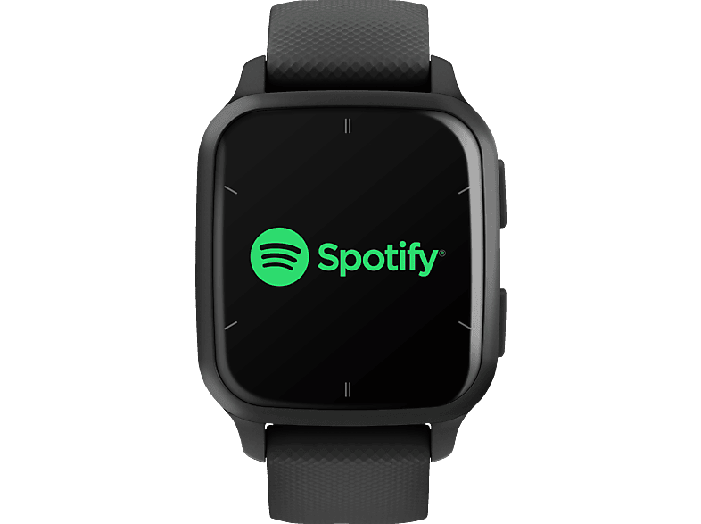 GARMIN VENU SQ 2 Music Smartwatch Silikon, 20 mm, Black/Slate