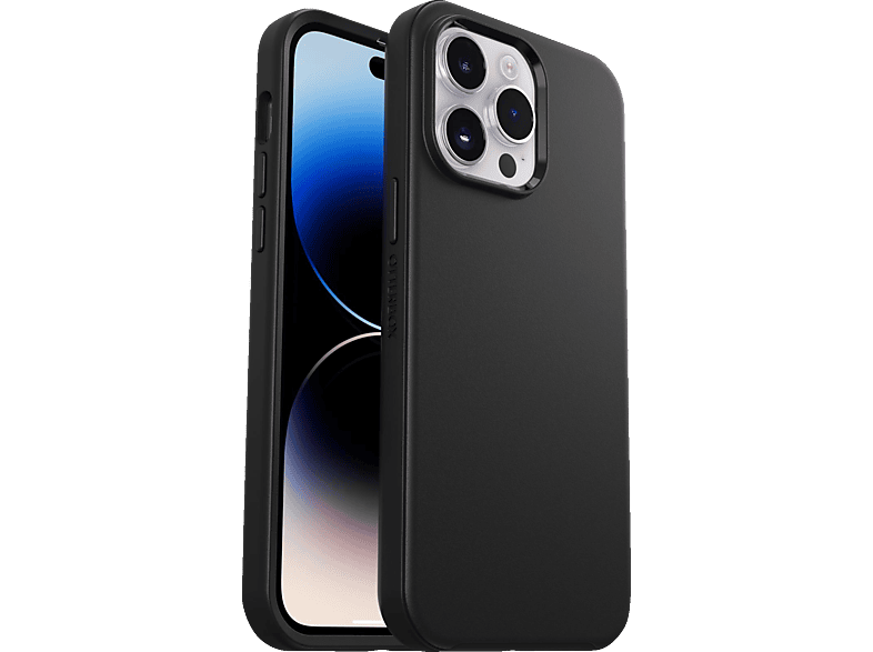OTTERBOX Symmetry+, Backcover, Apple, iPhone 14 Pro Max, Schwarz