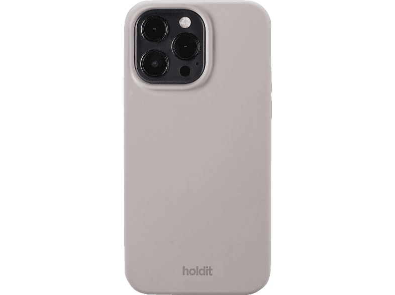 HOLDIT Silicone Case, Backcover, Apple, iPhone 14 Pro Max, Taupe