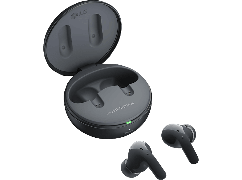 LG TONE Free DT80Q True Wireless, In-ear Kopfhörer Bluetooth Black