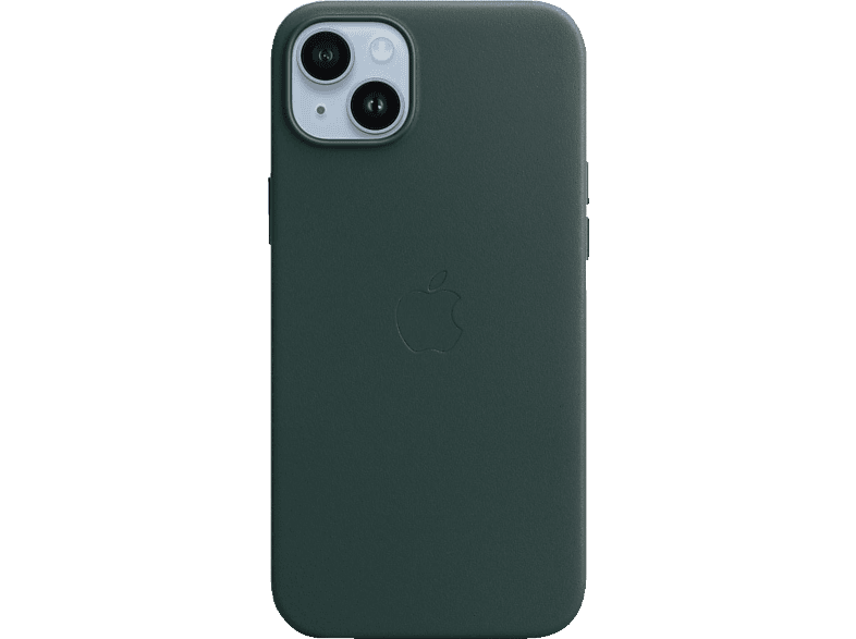 APPLE Leder Case mit MagSafe, Backcover, Apple, iPhone 14 Plus, Waldgrün