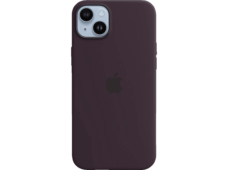 APPLE Silikon Case mit MagSafe, Backcover, Apple, iPhone 14 Plus, Holunder