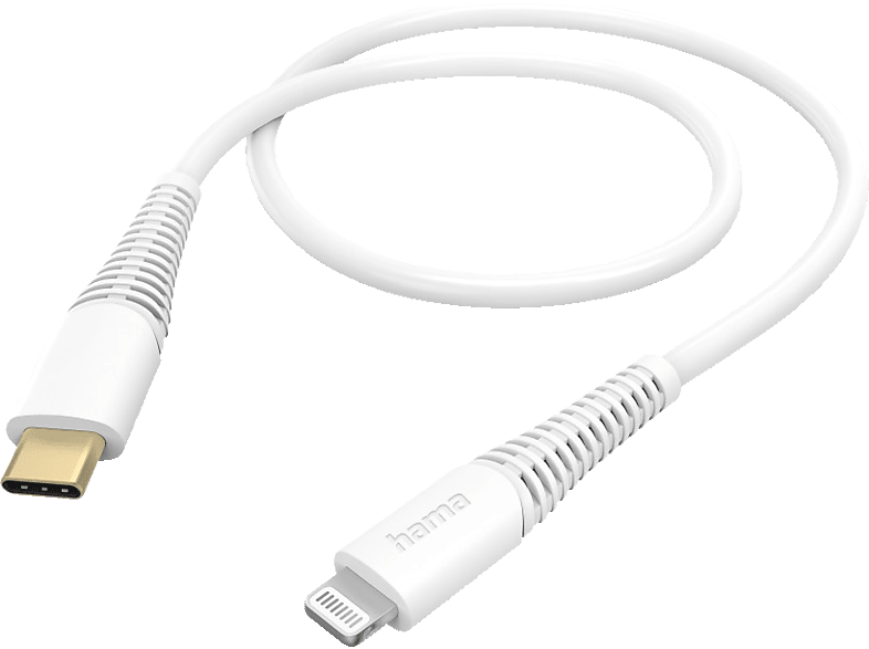 HAMA Lightning auf USB-C, Ladekabel, 1,5 m, Weiß