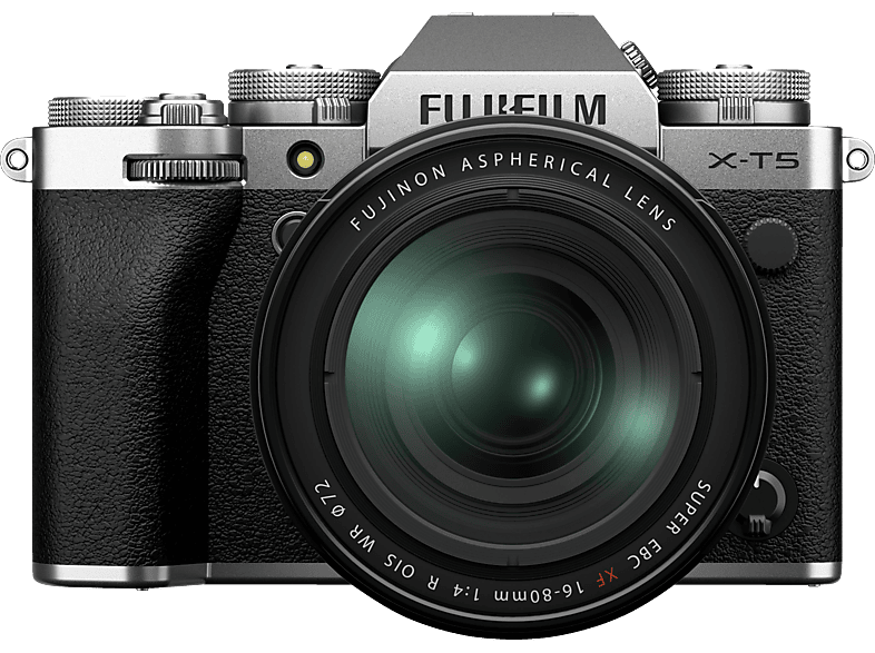 FUJIFILM X-T5 Kit Spiegellose Systemkamera mit Objektiv 16 - 80mm , 7,6 cm Display Touchscreen