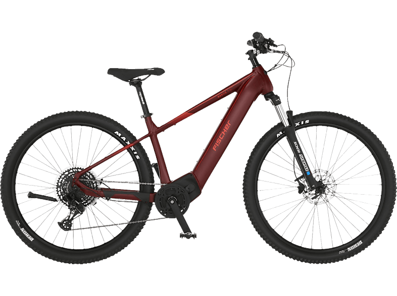 FISCHER Montis 7.0I Mountainbike (Laufradgröße: 29 Zoll, Rahmenhöhe: 46 cm, Unisex-Rad, 630 Wh, Rot )