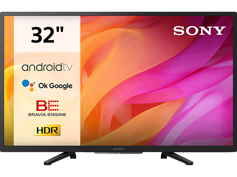 SONY KD-32W800 P1 LED TV (Flat, 32 Zoll / 80 cm, HD-ready, SMART TV, Android TV)