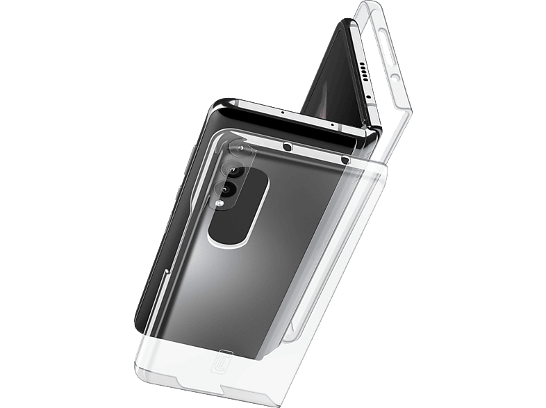 CELLULAR LINE Clear duo, Backcover, Samsung, Galaxy Z FOLD4, Trasparent
