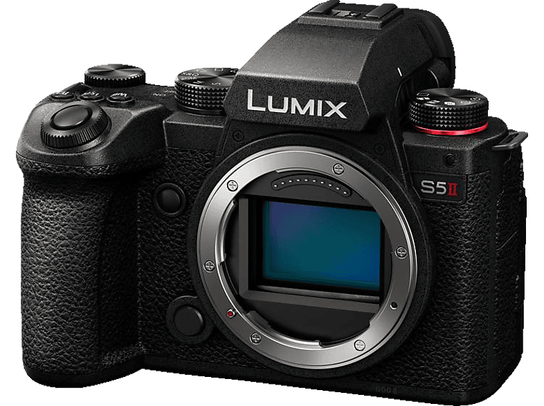PANASONIC LUMIX S5II Body Hybrid-Systemkamera, 7,6 cm Display Touchscreen