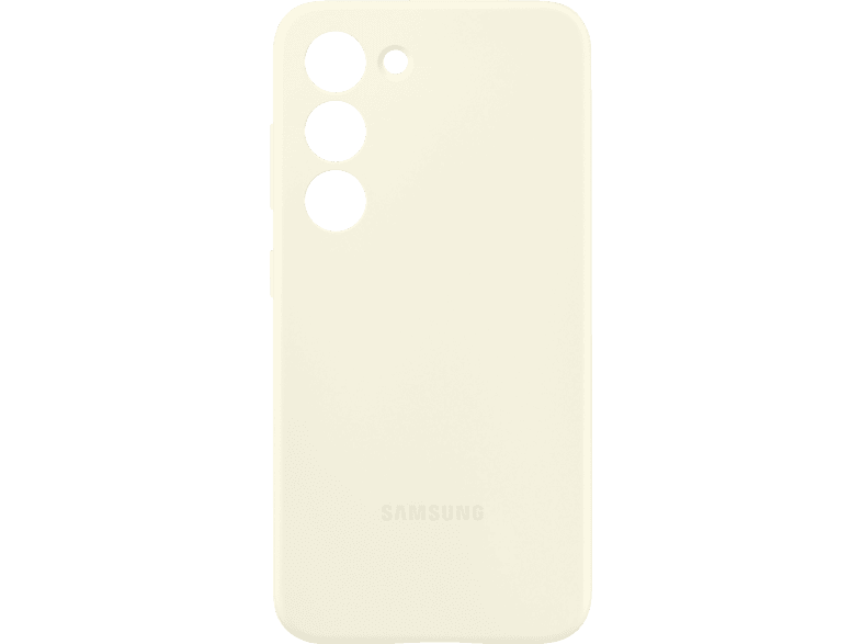 SAMSUNG Silicone Case, Backcover, Samsung, Galaxy S23, Cream
