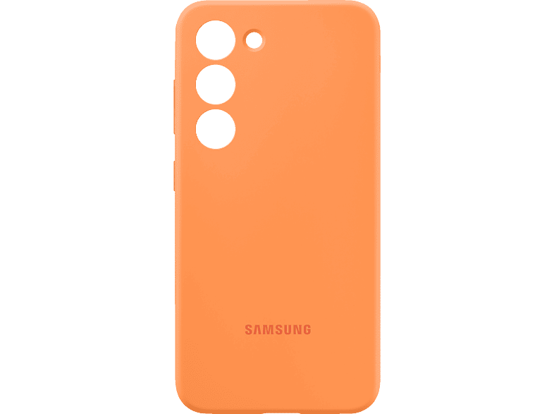 SAMSUNG Silicone Case, Backcover, Samsung, Galaxy S23, Orange